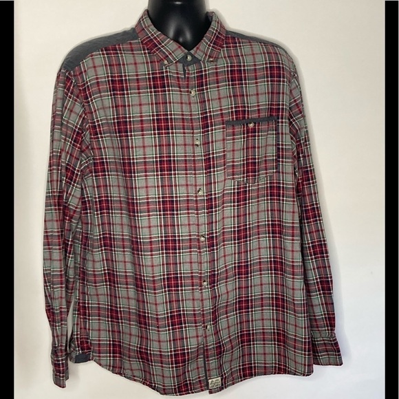 F & F Striped Button Down Sz XL - Picture 2 of 9